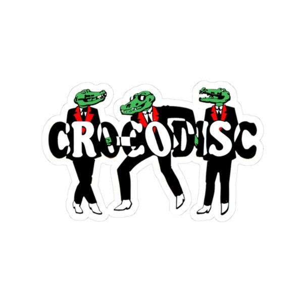 Crocodisc Stickers | Kiss-Cut Stickers for Laptops, Water Bottles, Gifts, Party Favors, and Decor