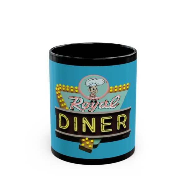 Royal Diner Vintage Neon Sign Mug, Retro Coffee Cup 11oz/15oz